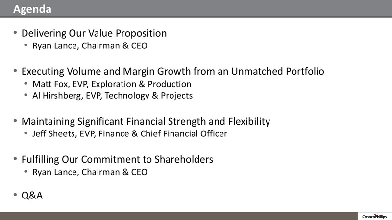 2014 ANALYST MEETING – ConocoPhillips – slide 2