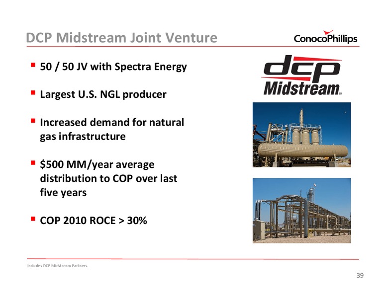 2011 INVESTOR UPDATE – ConocoPhillips – slide 39