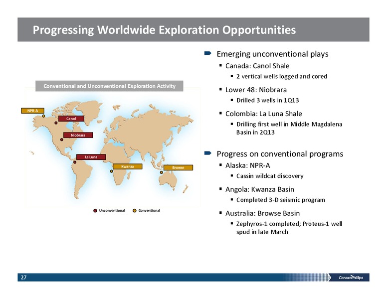 INVESTOR PRESENTATION – ConocoPhillips – slide 26