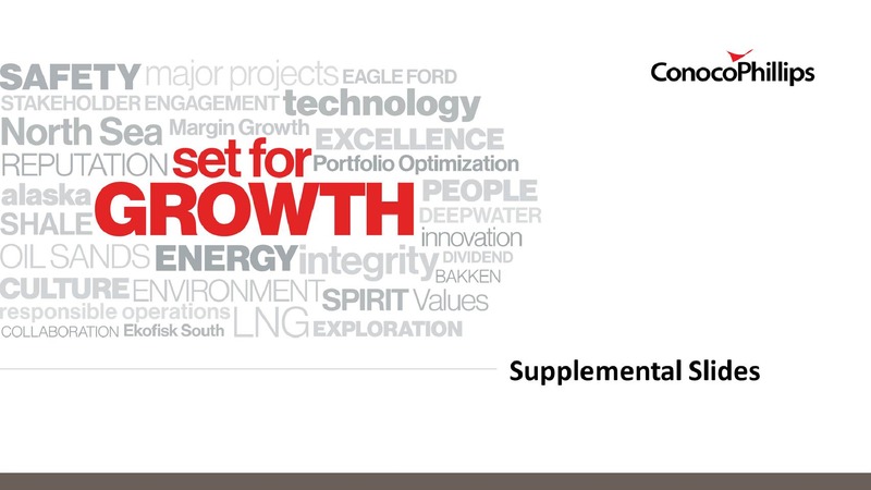 COMPANY OVERVIEW – ConocoPhillips – slide 27