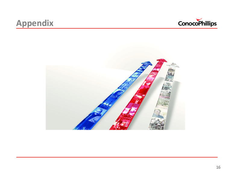 2ND QUARTER 2011 CONFERENCE CALL – ConocoPhillips – slide 16