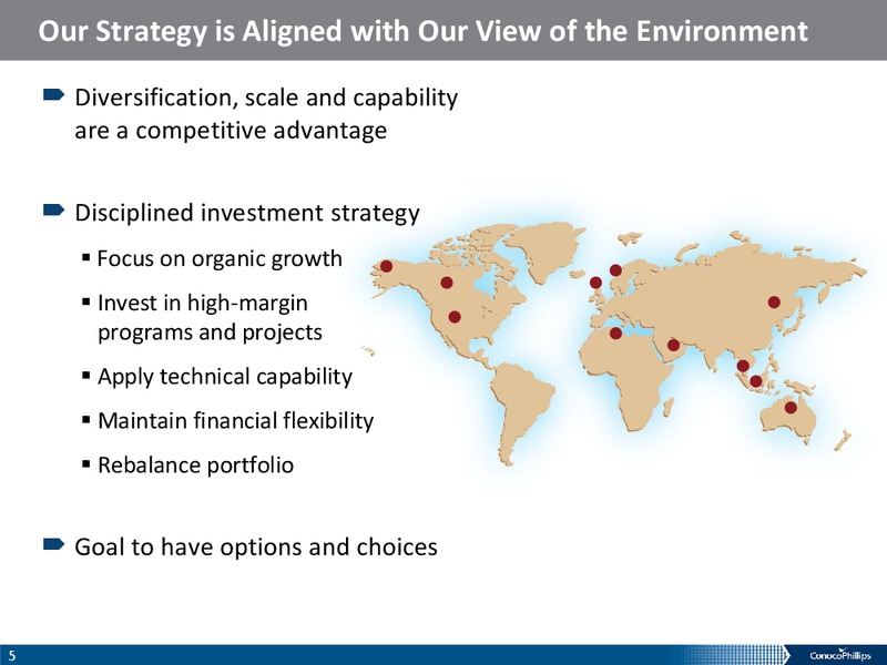 COMPANY OVERIVIEW – ConocoPhillips – slide 4