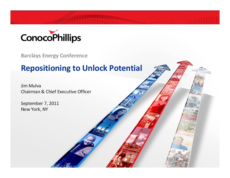 BARCLAYS ENERGY CONFERENCE – ConocoPhillips – slide 38
