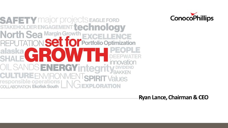 3Q14 CONFERENCE CALL – ConocoPhillips – slide 16