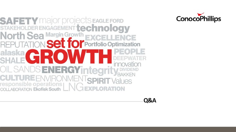 3Q14 CONFERENCE CALL – ConocoPhillips – slide 18