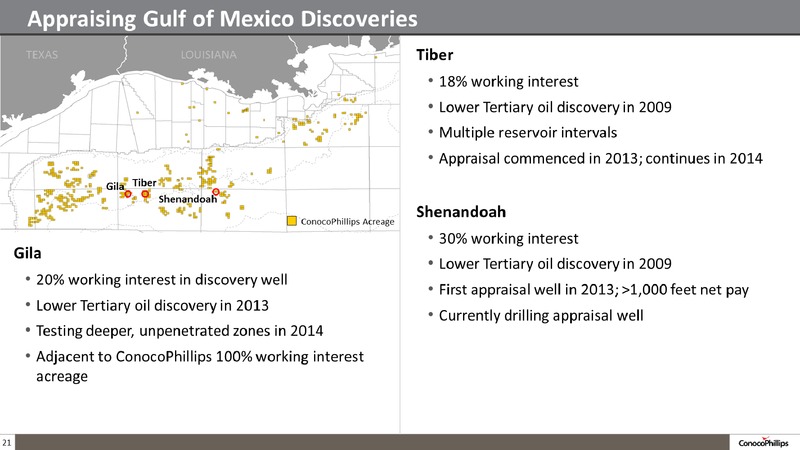 BAML 2014 CONFERENCE – ConocoPhillips – slide 20