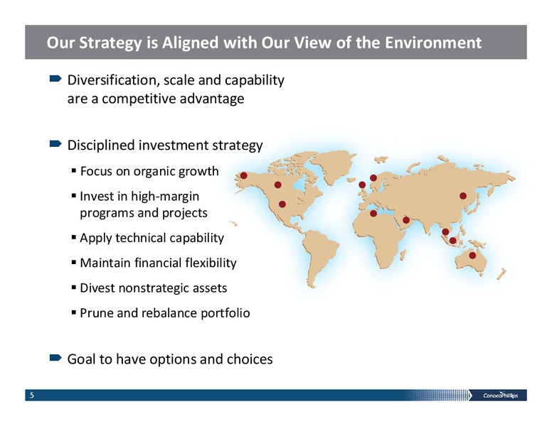 BAML GLOBAL ENERGY CONFERENCE – ConocoPhillips – slide 4