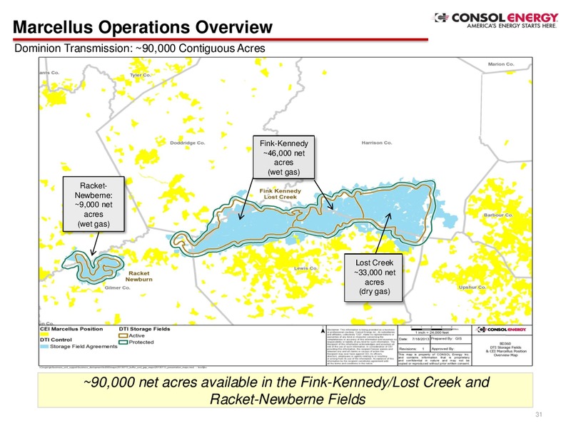 December 2013 Investor Presentation – Consol Energy Inc. – slide 30