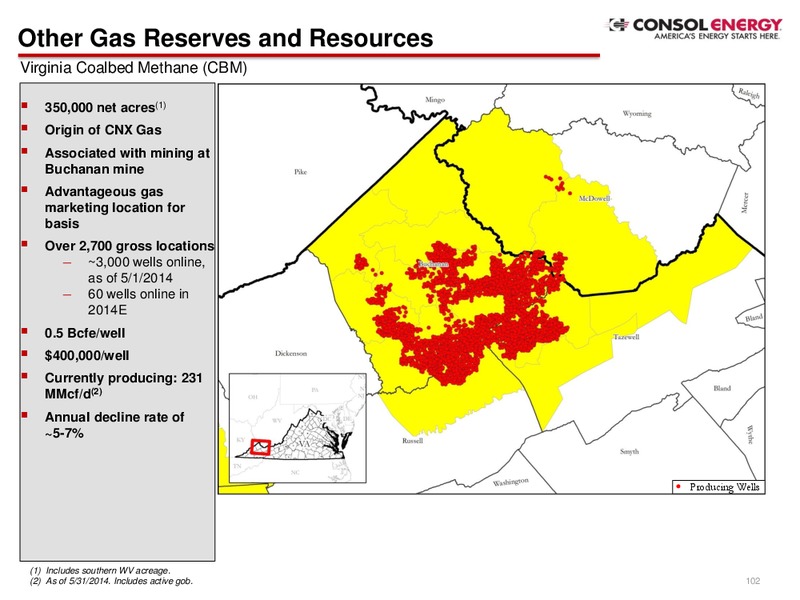 Company Presentation – Consol Energy Inc. – slide 100