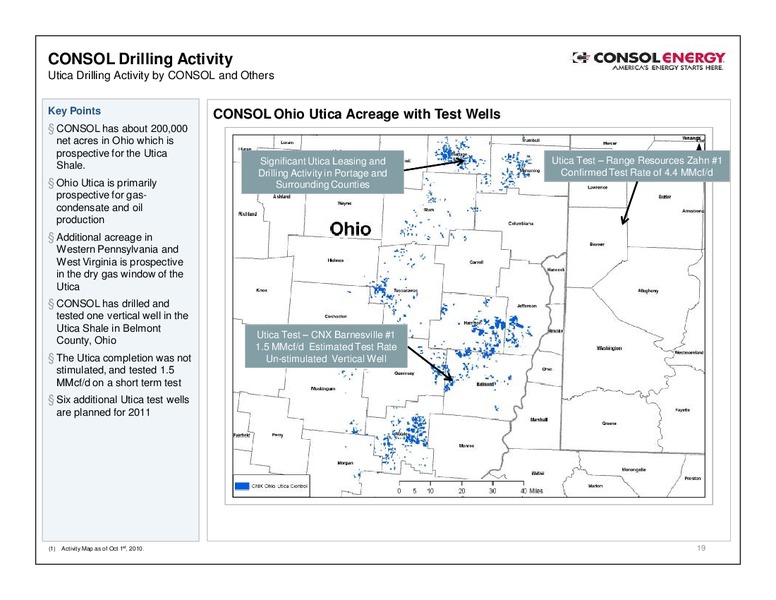 MAY 2011 INVESTOR PRESENTATION – Consol Energy Inc. – slide 18