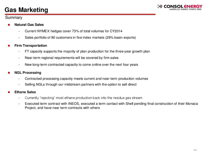 3Q Company Presentation – Consol Energy Inc. – slide 92