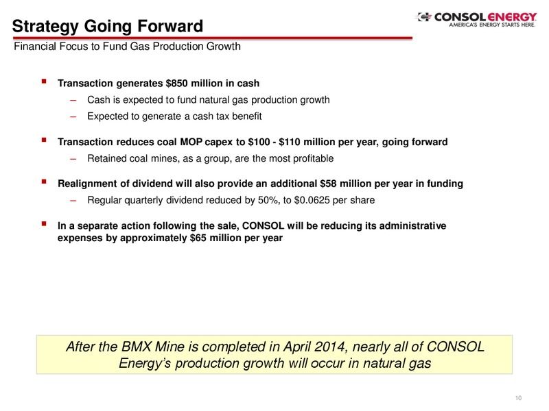 FBR Capital Markets Co Boston Roadshow – Consol Energy Inc. – slide 9