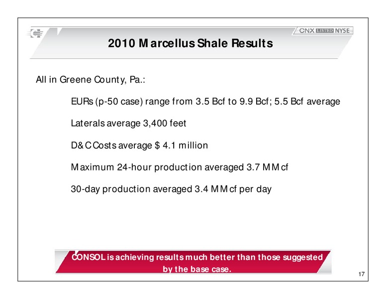 February 2011 Investor Presentation – Consol Energy Inc. – slide 16