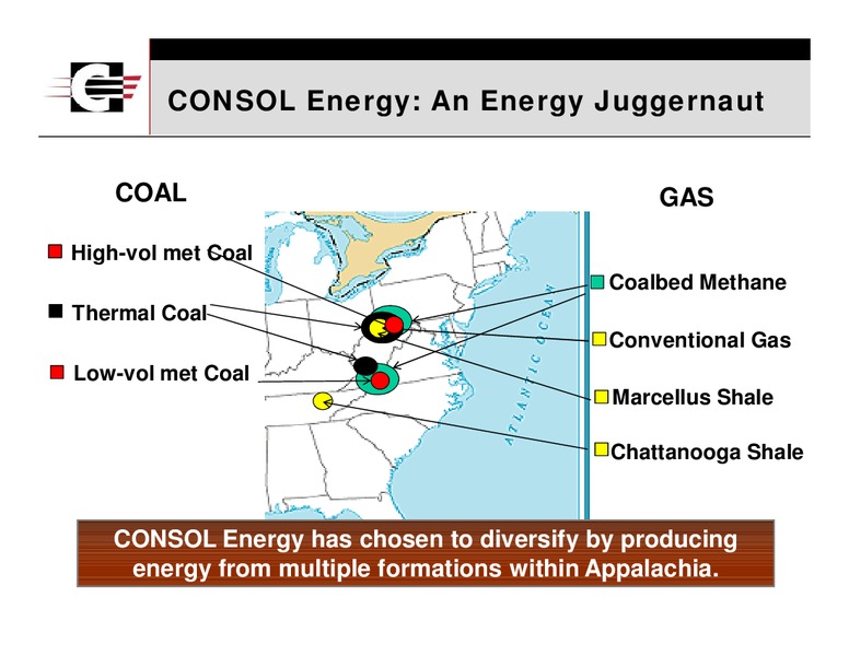 Morgan Stanley Global Basic Materials Conference – Consol Energy Inc. – slide 2