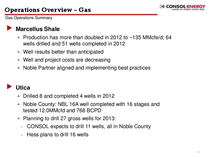 BMO Metals and Mining Conference – Consol Energy Inc. – slide 13