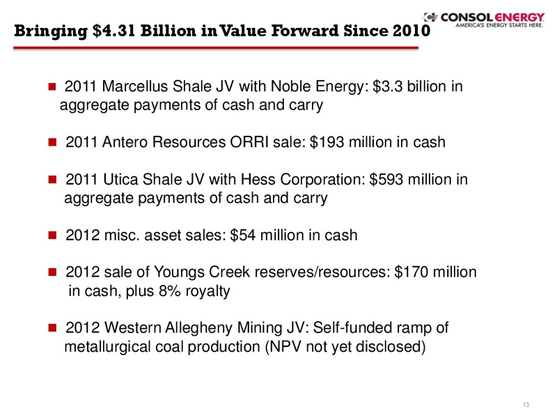 Q2 2012 Earnings Call – Consol Energy Inc. – slide 12