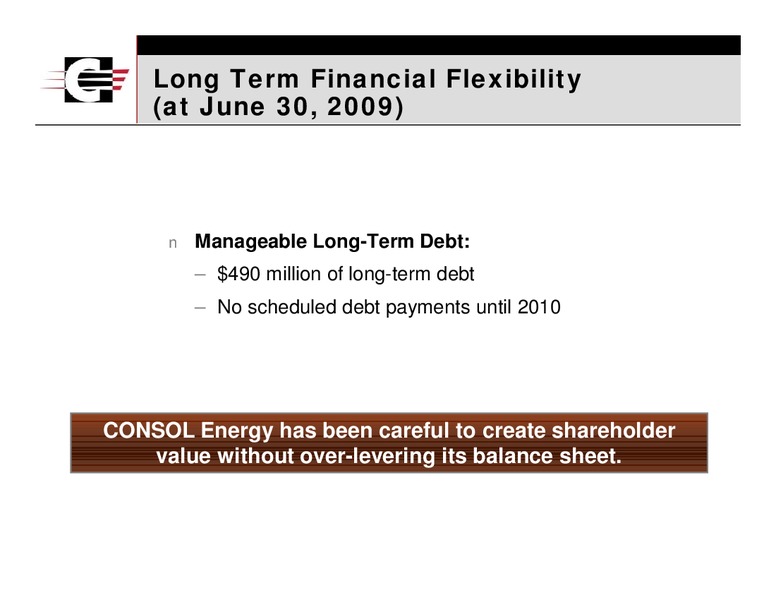Jefferies Industrial Conference – Consol Energy Inc. – slide 9