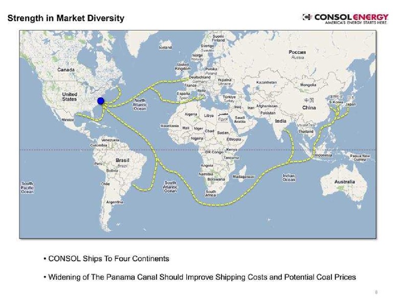 Dahlman Roses 2nd Annual Metals Mining  Materials Conference – Consol Energy Inc. – slide 8