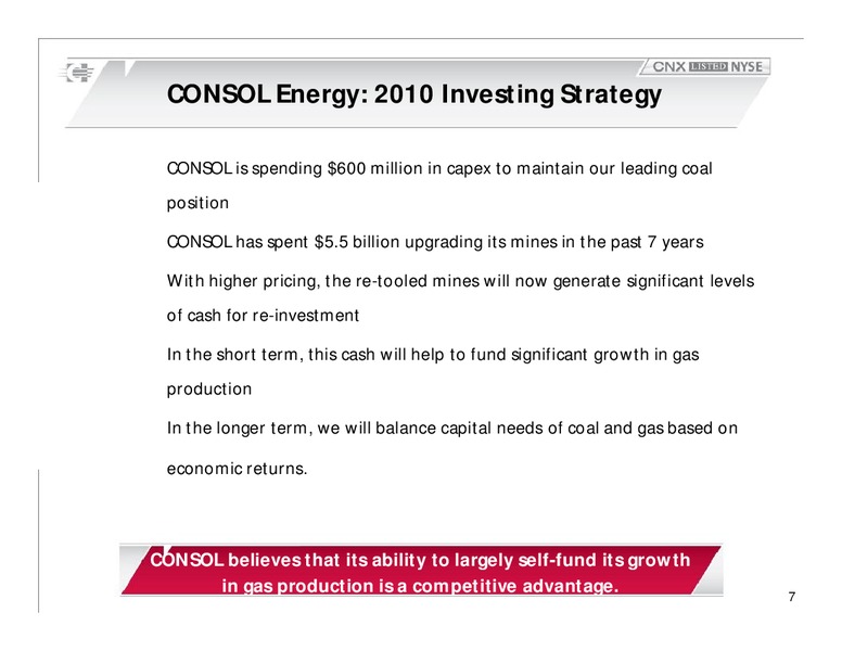 November 2010 Investor Presentation – Consol Energy Inc. – slide 6
