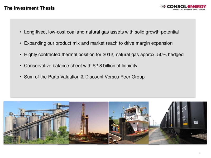 Bank of America Merrill Lynch Leveraged Finance Conference – Consol Energy Inc. – slide 3