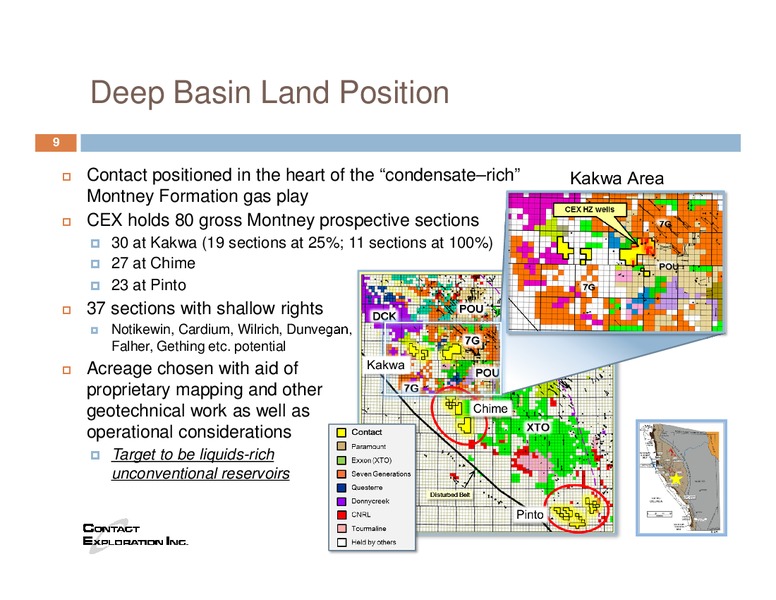 CORPORATE UPDATE – Contact Exploration Inc. – slide 7