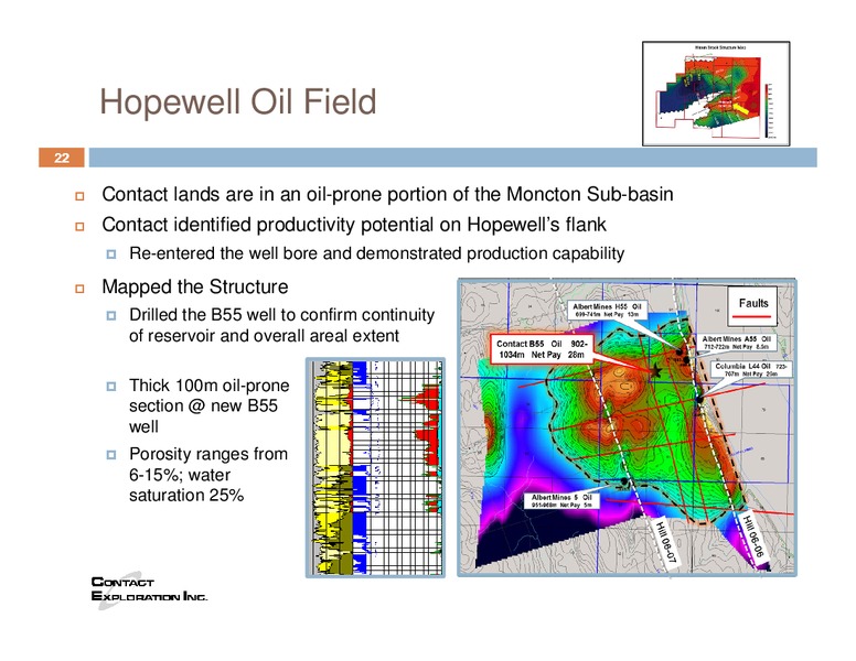 CORPORATE UPDATE SUMMER 2014 – Contact Exploration Inc. – slide 20