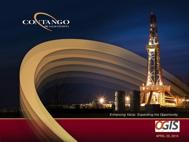 IPAA OGIS NEW YORK 2015 – Contango Oil & Gas Co. – slide 1