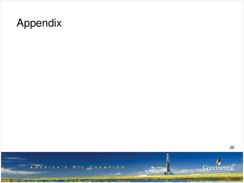 3Q-2011 Update – Continental Resources, Inc. – slide 19