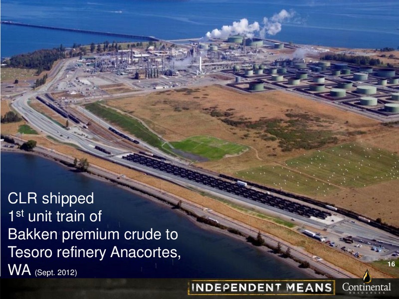 CLR Investor Presentation – Continental Resources, Inc. – slide 15