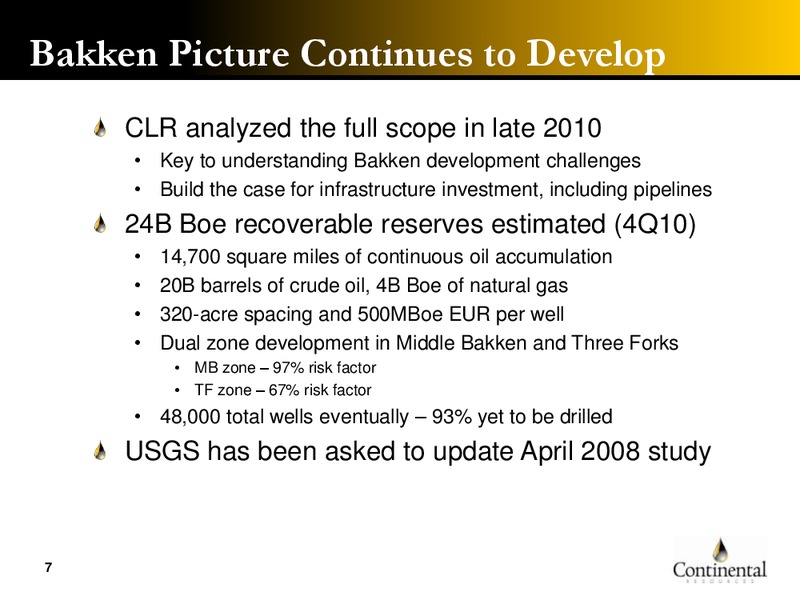 Hart DUO Conference – Continental Resources, Inc. – slide 6