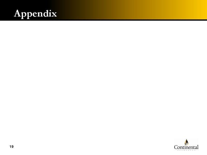 Mid 2011 Update – Continental Resources, Inc. – slide 18
