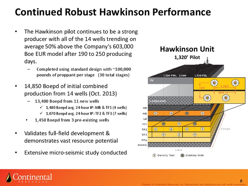 Enercom August 2014 – Continental Resources, Inc. – slide 7
