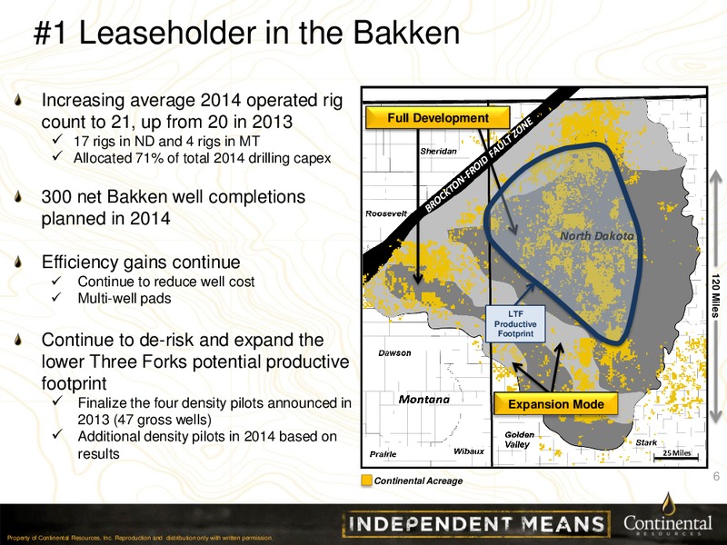 Investor Presentation – Continental Resources, Inc. – slide 5