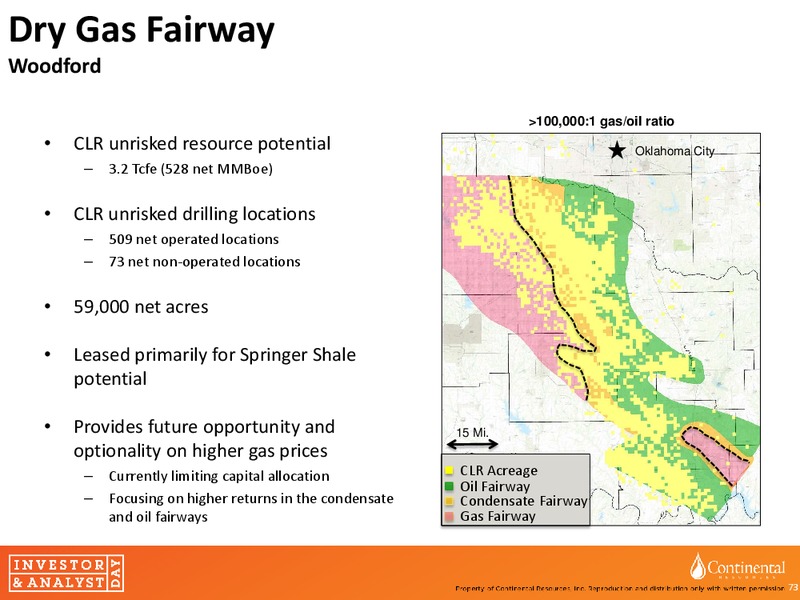 invesor and Analyst day – Continental Resources, Inc. – slide 72