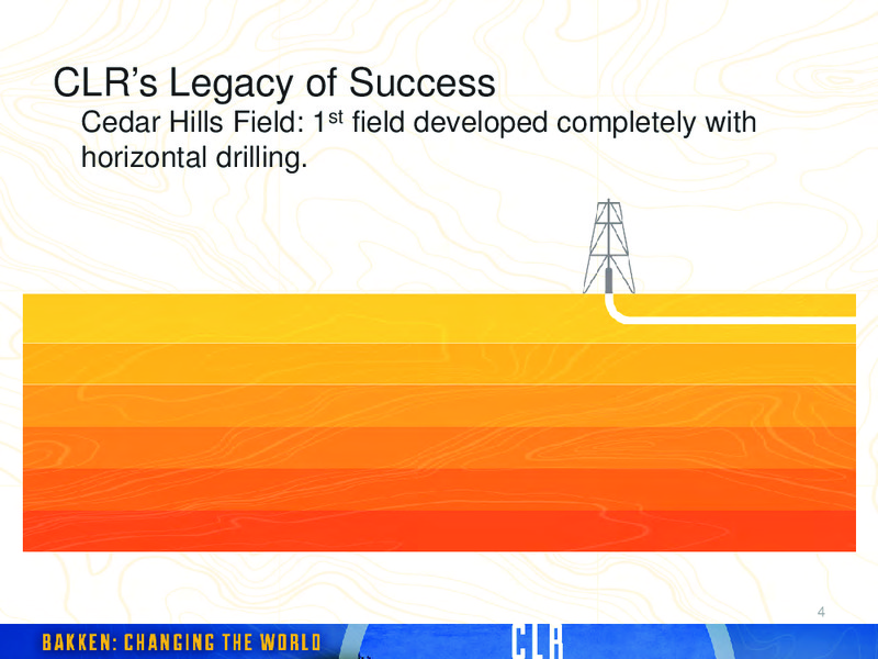 2012 INVESTORS DAY – Continental Resources, Inc. – slide 3