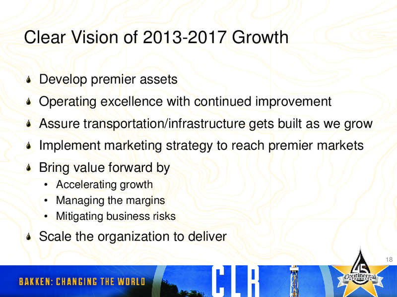 2012 INVESTORS DAY – Continental Resources, Inc. – slide 17