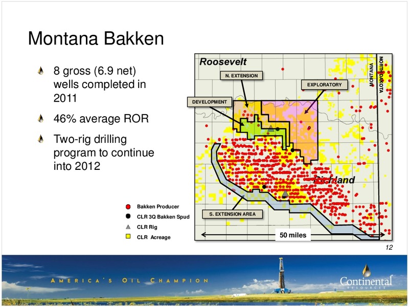3Q-2011 Update – Continental Resources, Inc. – slide 11