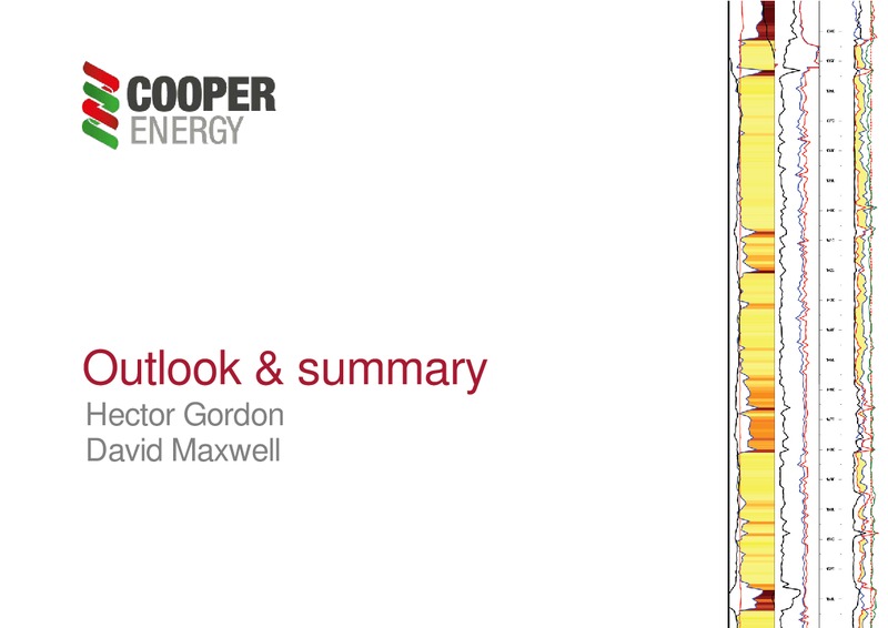 Investor Presentation – Cooper Energy Limited – slide 58