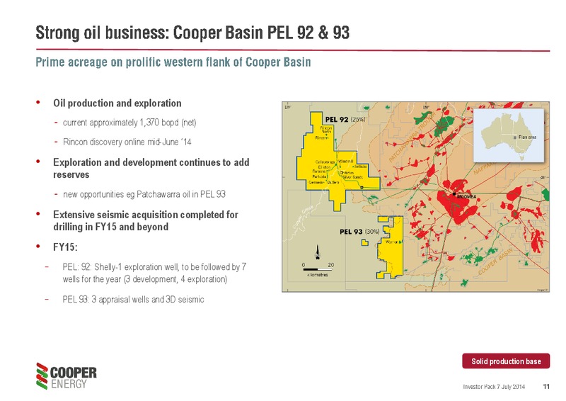 Investor Pack – Cooper Energy Limited – slide 10