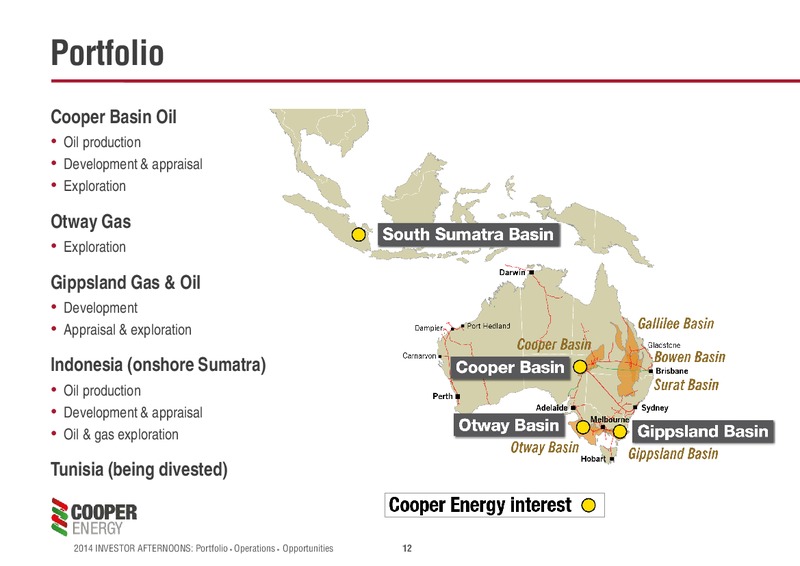 Investor Afternoons Melbourne & Sydney – Cooper Energy Limited – slide 11