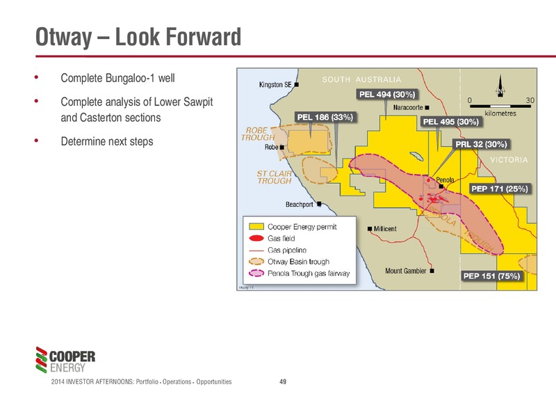 Investor Afternoons Melbourne & Sydney – Cooper Energy Limited – slide 48