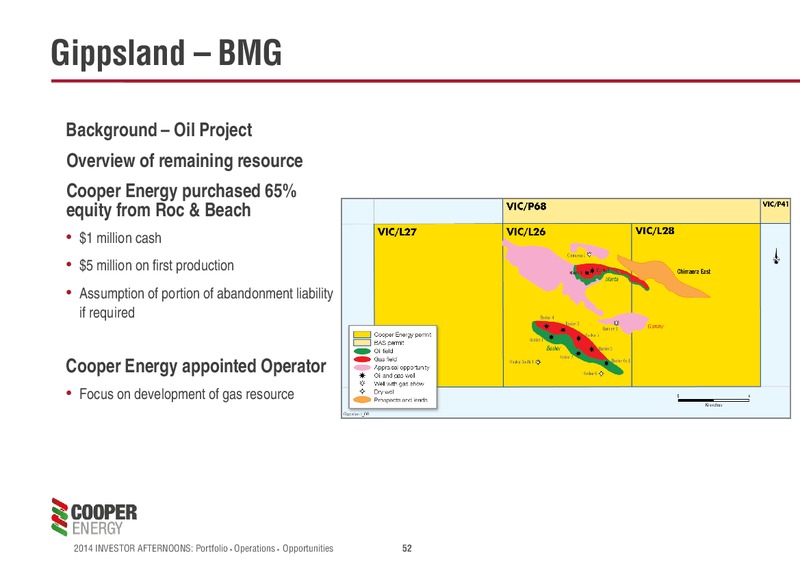 Investor Afternoons Melbourne & Sydney – Cooper Energy Limited – slide 51