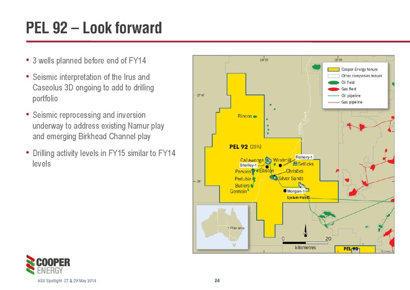 Presentation to ASX Spotlight Hong Kong & Singapore – Cooper Energy Limited – slide 23