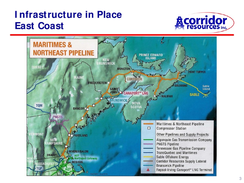UPDATE – Corridor Resources Inc. – slide 3