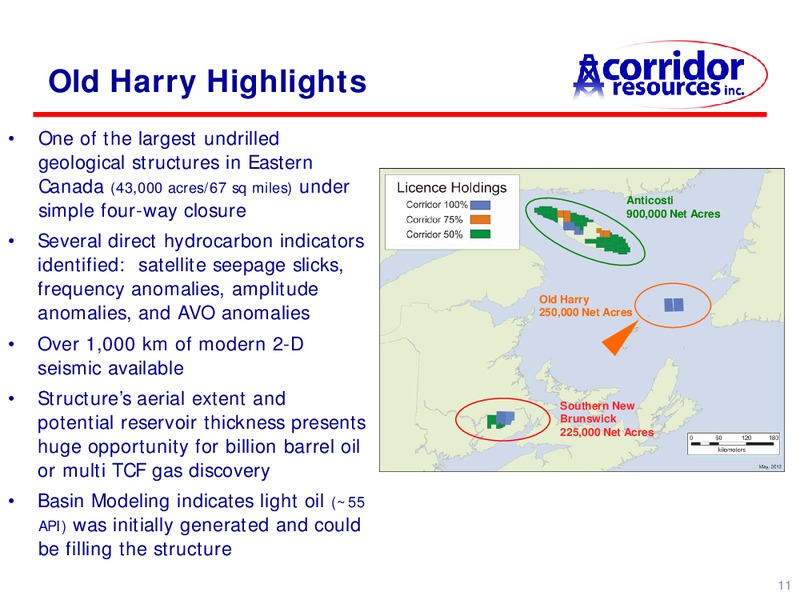 Company Update – Corridor Resources Inc. – slide 11
