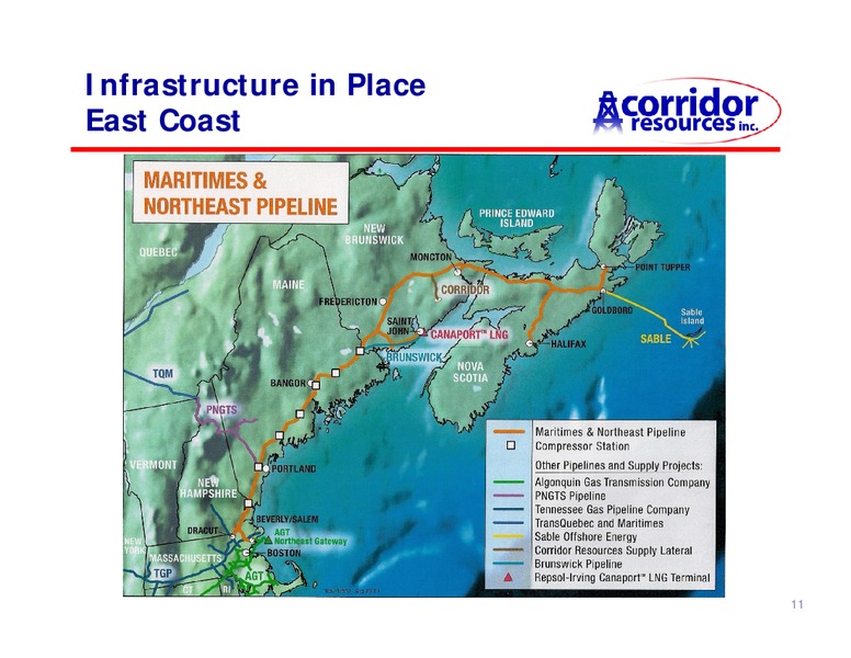 AGM 2013 – Corridor Resources Inc. – slide 11