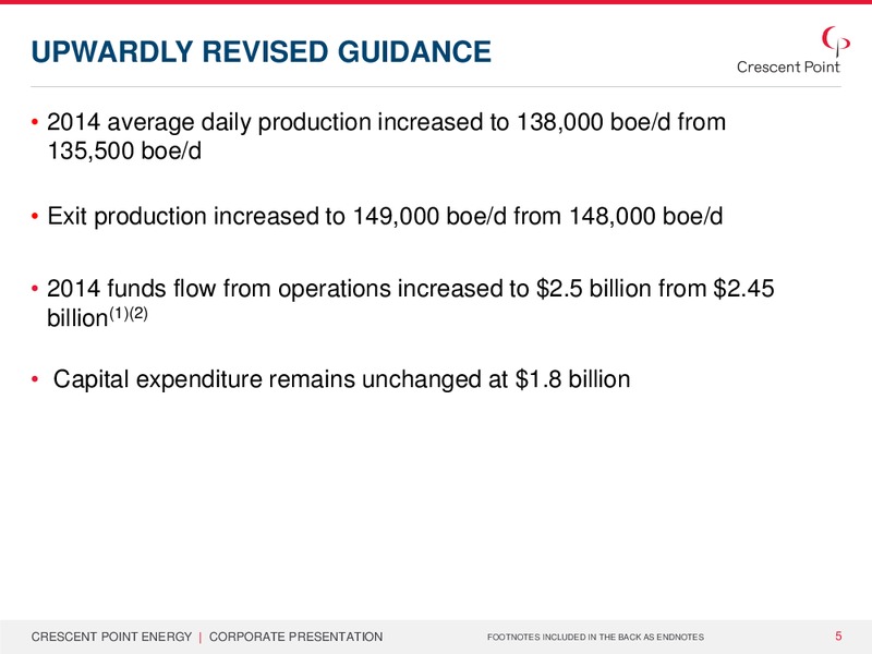 CORPORATE PRESENTATION – Crescent Point Energy Corp. – slide 4