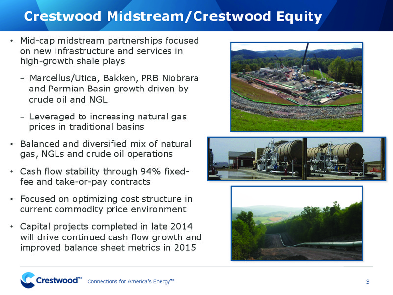JANUARY 2015 UBS MLP ONE ON ONE CONFERENCE PRESENTATION – Crestwood Midstream Partners Lp – slide 2