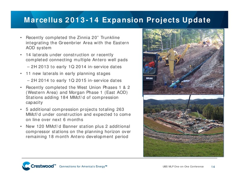 UBS Global Energy Presentation MLP One on OneTitle Conference Presentation – Crestwood Midstream Partners Lp – slide 13