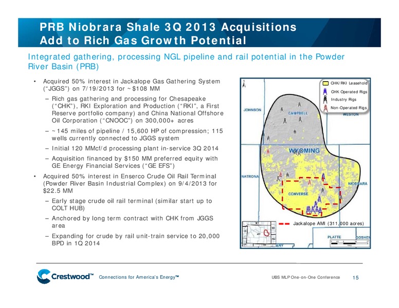 UBS Global Energy Presentation MLP One on OneTitle Conference Presentation – Crestwood Midstream Partners Lp – slide 14